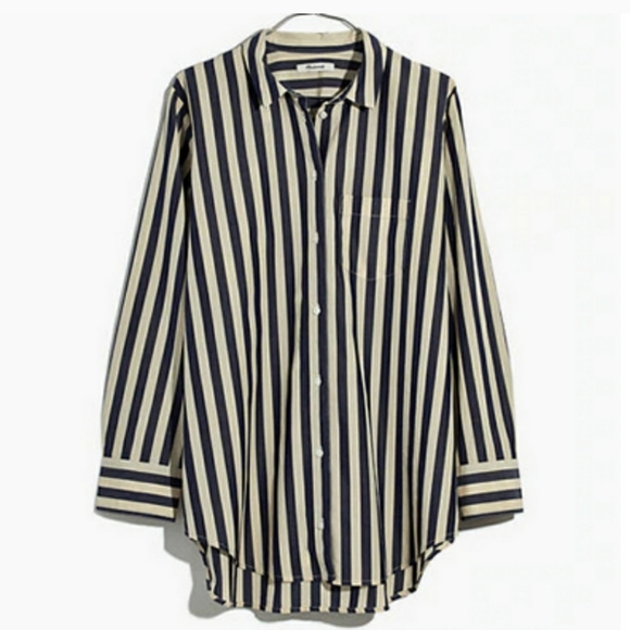 Madewell Tops - Madewell, boyfriend button down shirt.